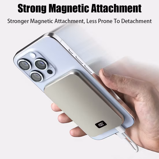 多機能電源銀行 LED デジタル ディスプレイ ポータブル高速充電モバイル充電器電源銀行